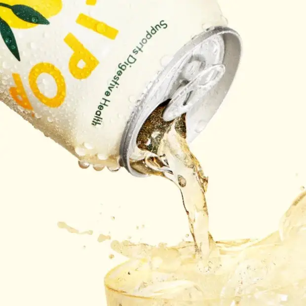 Olipop Ginger Lemon Sparkling Tonic 355 ml, 12 fl oz- Case of 12 - Image 4