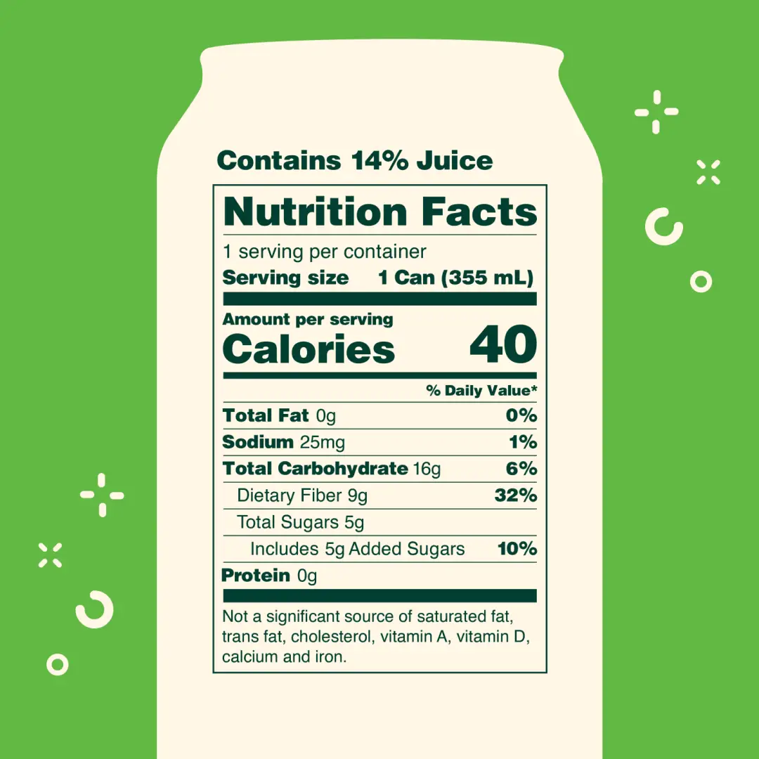 OLIPOP Prebiotic Soda, Watermelon Lime, 12 fl oz, 12 Pack - Image 5